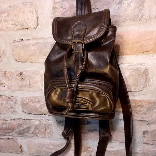 Mini lederrucksack - mini-,