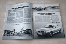 Motorrad 08/1977 Kreidler Florett RS-GS in einer ersten Vorstellung auf einer Se