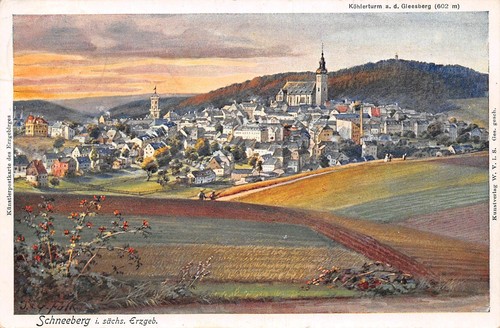 Schneeberg erzgebirge - schneeberg, im