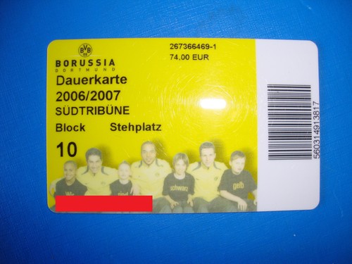 2006 ticket dauerkarte - 2006,