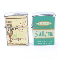 Lot 2 Vintage Benzinfeuerzeuge