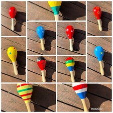 Maracas / Rassel Musik / Holzinstrumente / Kinderinstrumente