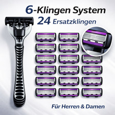 6-Klingen Systemrasierer 24