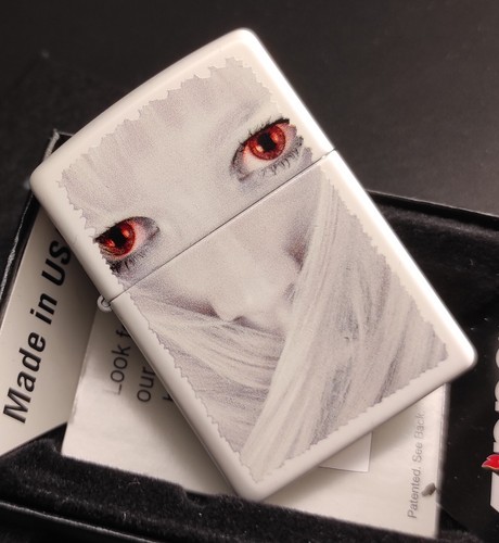 Zippo evil girl - zippo, white