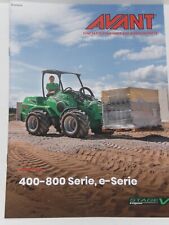 AVANT Lader, Radlader 400-800 Serie Prospekt von 2021 ( 5423 )