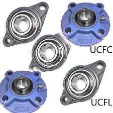 Gehäuselager Stehlager Flanschlager UCFL UCFC 201-218 12 - 90mm Welle rund/oval