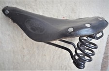 Brooks Leder Sattel Champion Flyer schwarz Made in England