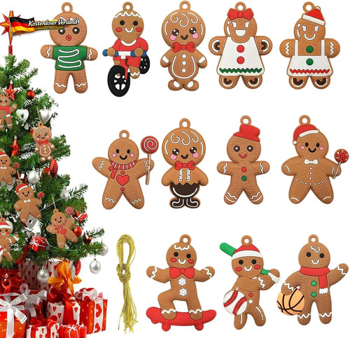 Lebkuchenmann deko set für - set,