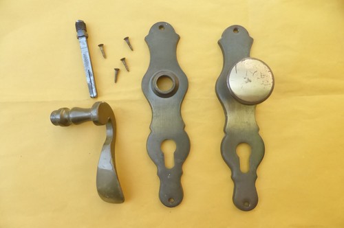 Messing türbeschlag mit - messing-türbeschlag,