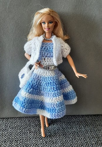 Barbie kleidung häkel kleid - barbie,