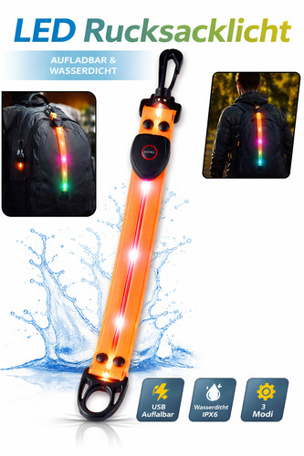 Led rucksack blinklicht - led,