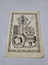 DDR Plakat 10.  Weltfestspiele