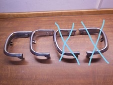 2 Stück  Zierleisten Kotflügel vorn rechts , Audi 100 + CoupeS , C1 , F104