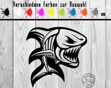 Aufkleber  Fisch Fish See Angeln Bike Sticker JDM Decal Scene LKW Auto Car Hai