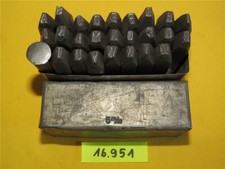 DDR Schlagbuchstaben 5 mm A-Z Einschlagbuchstaben Schlagstempel Punziereisen