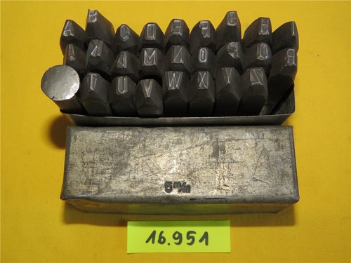 Ddr schlagbuchstaben a z - mm, a-z