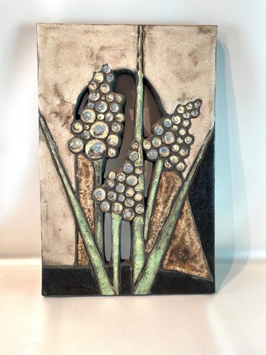 Wandbild gräser blumen motiv - wandbild,