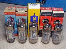 Konvolut 5x Röhre EABC80 Telefunken ITT RCA ungebraucht / NOS