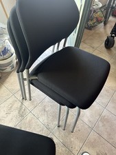 Interstuhl 46G0 Konferenz Stuhl Schwarz Stoff Stuhl 4Fuß