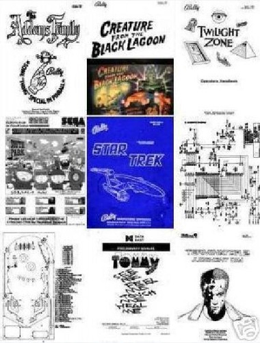 Reparatur handbuch set pinball - handbuch,