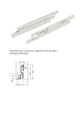 schubladenfuhrung Vollauszug