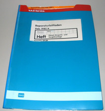 Werkstatthandbuch VW Polo II Typ 86C Diesel Einspritz und Vorglühanlage 09/1989