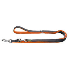 Hunter Verstellbare Führleine Maldon Orange/Grau für Hunde 3-fach verstellbar
