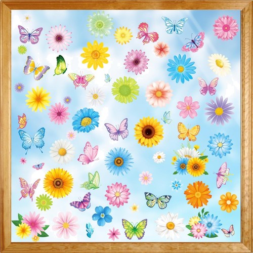 Fensterbilder set frühling - fensterbilder,