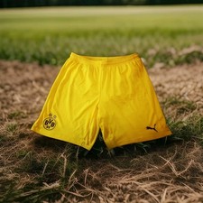ORGIENALE PUMA BVB 09 Borussia Dortmund Hose Short Gelb  Gr. XL