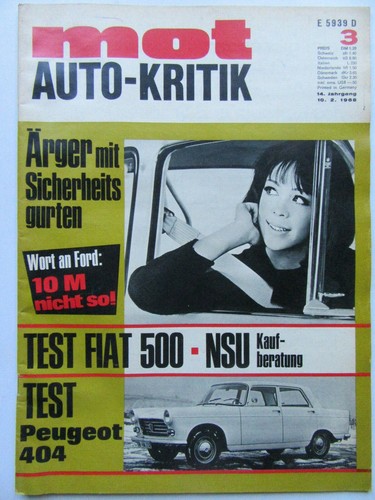 Mot auto kritik - nr, 3/1968