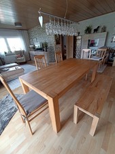 Esstisch  massiv Holz (Buche)