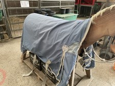 Regendecke Pferd, Blau grau