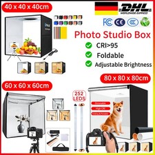 Fotobox Fotostudio Set 40cm / 60cm / 80cm Lichtbox für Professionelle Fotografie