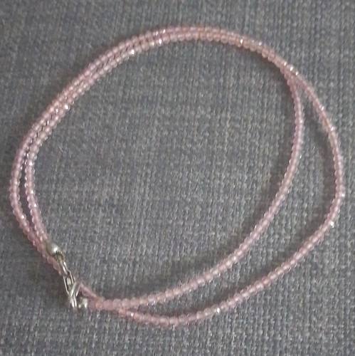 Edelstein kette turmalin rosa - edelstein,
