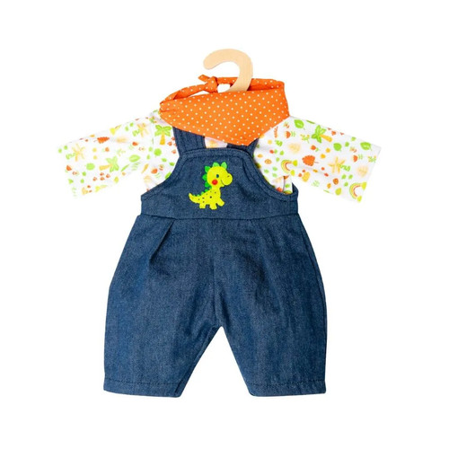 Puppen latzhose dino teilig - puppen-latzhose, 3-teilig