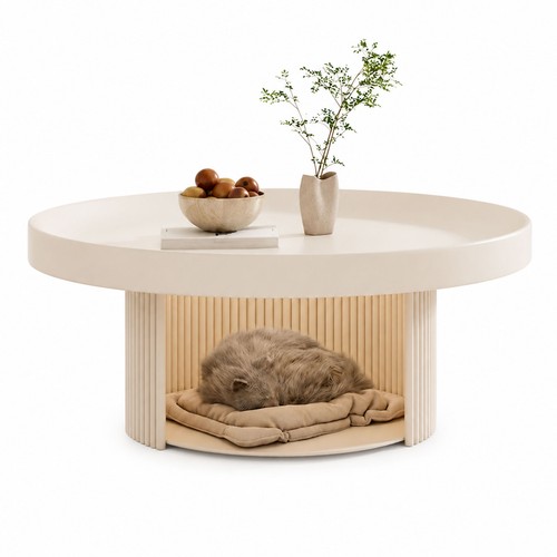 Runder couchtisch mit - couchtisch,