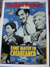 Eine Nacht in Casablanca ♦ 1946 ♦ Filmkarte Cinema - Marx Brothers