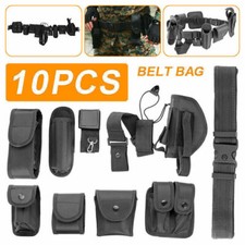 10x Security Einsatzkoppel Einsatzgürtel Taktische Gürtel Koppel Polizei Holster