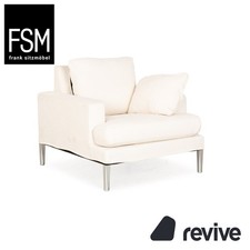 FSM Clarus Stoff Sessel Creme manuelle Funktion