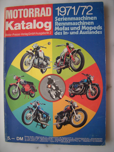 Motorrad katalog 1971 - 1971, 1972