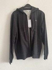 Lacoste Grau Kapuzen Sweatjacke Gr. XL