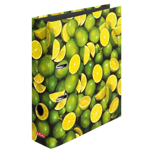 Herlitz ordner mm - a4/80, limes