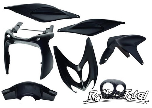 Verkleidung schwarz metallic