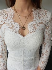 Hochzeitskleid Boho Spitze XS neu & ungetragen 