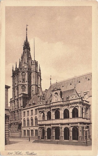 Köln rathaus - ak,
