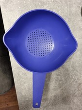 Tupperware Sieb Handsieb Stiel Durchschlag lila Seiher Abtropfgefäß wie neu!
