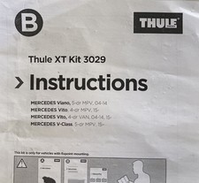 Thule XT Kit 3029 für Mercedes w447 w639 Vito rapid 751/753 System