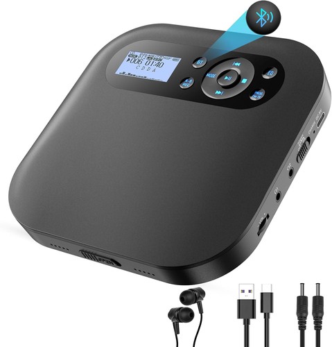 Tragbarer player mit - cd,