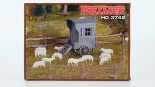 Vollmer H0 3742 Schäferwagen und Schafherde