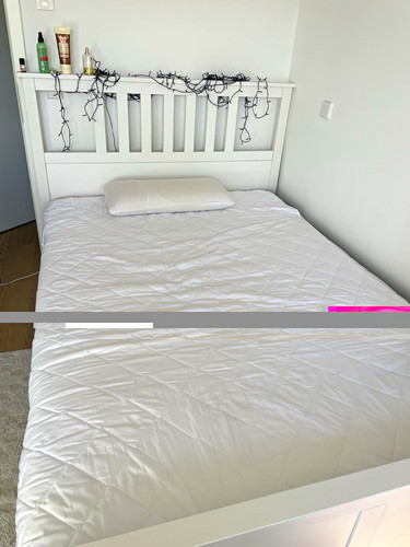 Hemnes bett 140x200 cm weiß - ,,